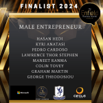 Male Entrepreneur Hasan Hedi Kyri Anatasi Pedro Cardoso Lawrence Thor Stephen Maneet Ranma Colin Tovey Graham Martin George Theodosiou