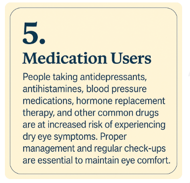 Medication Users dry eye