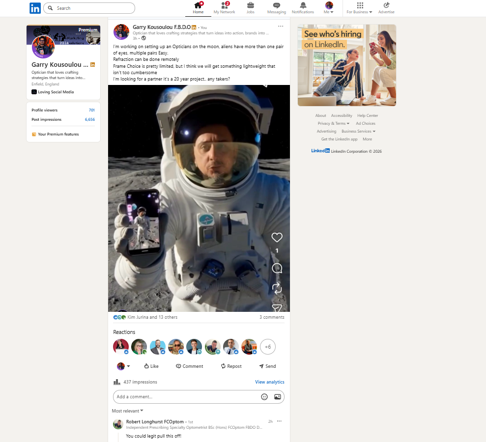 Social media company that love Linkedin