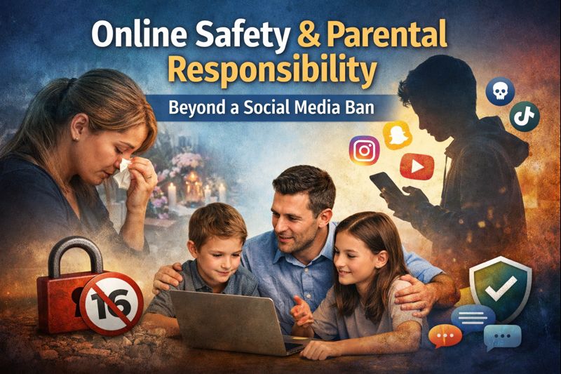 Read more about the article Online Safety and Children: Why Parental Responsibility Matters More Than a Social Media Ban