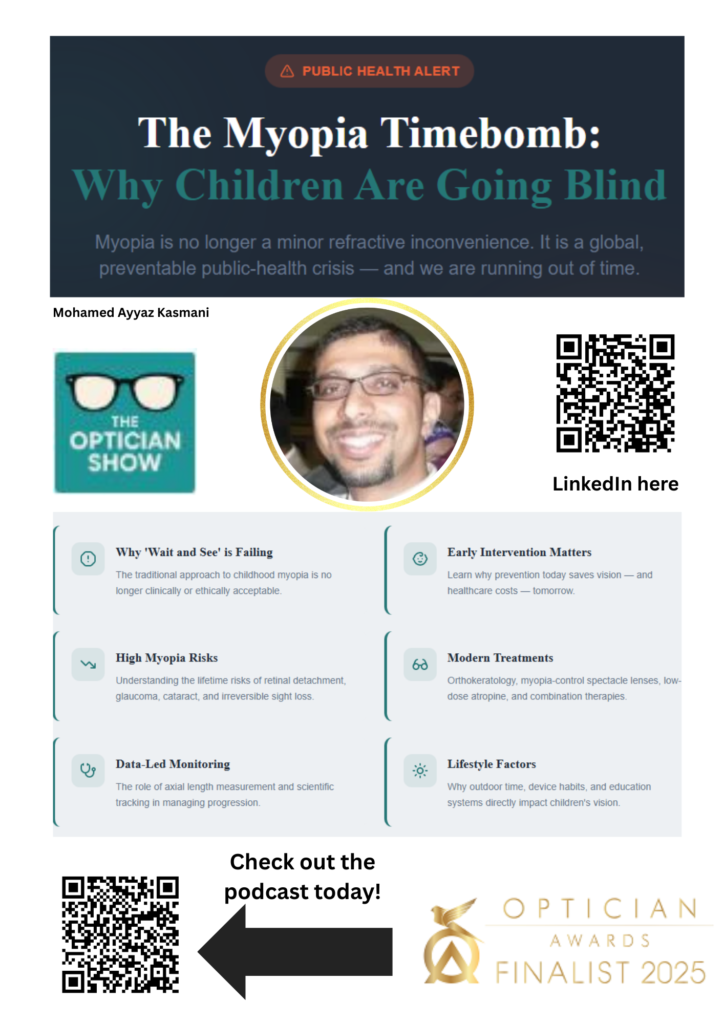Read more about the article I Couldn’t See the Blackboard: A Childhood Story That Became a Mission to Stop Myopia