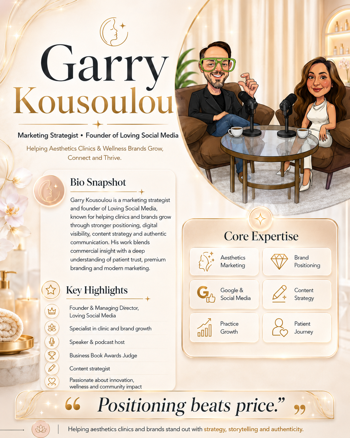 Garry Kousoulou, founder of Loving Social Media