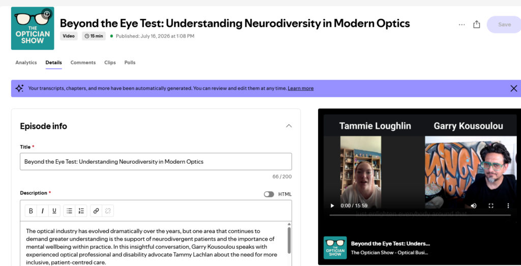 Beyond the Eye Test: Understanding Neurodiversity in Modern Optics