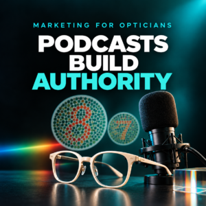 the marketing for an optician